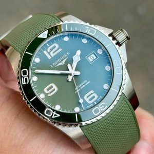Longines Hydro Conquest Ceramic Green L3.781.4.06.9 8