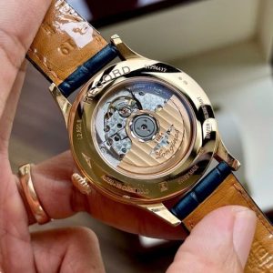 Longines Record 18k 38.5mm Dial xanh dương Caliber L888 6