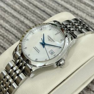 Longines Record nữ Diamond - xà cừ khảm trai 3