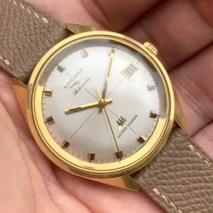 Longines Ultra-Chron Jumbo 37mm Automatic 18K Full Gold 1