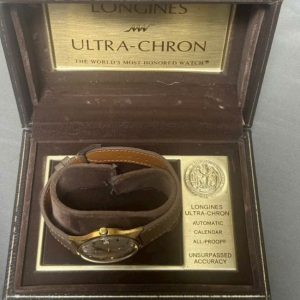 Longines Ultra-Chron Jumbo 37mm Automatic 18K Full Gold 7