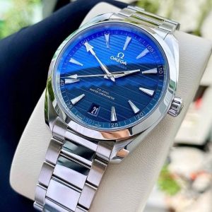 Omega AT 150M 41mm - Mặt xanh Teak 3