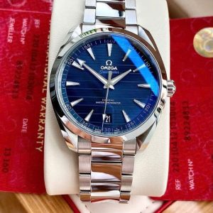 Omega AT 150M 41mm - Mặt xanh Teak 6