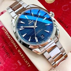 Omega AT 150M 41mm - Mặt xanh Teak 7