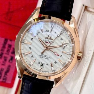 Omega Aqua Terra GMT Vàng hồng 18k 43mm 3