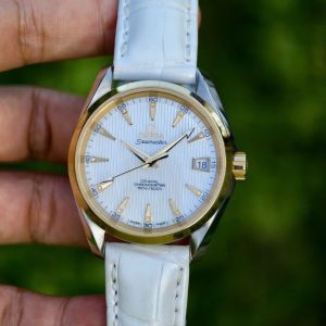 Omega Aqua Terra MOP Demi 18k Diamond 38.5mm 6