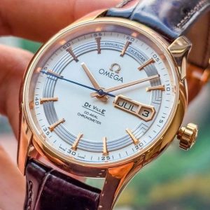 Omega Deville Hour Vision Annual Calendar 18k Shaphire 41mm 1