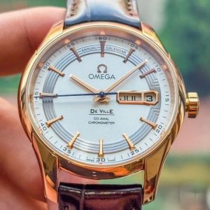 Omega Deville Hour Vision Annual Calendar 18k Shaphire 41mm 6