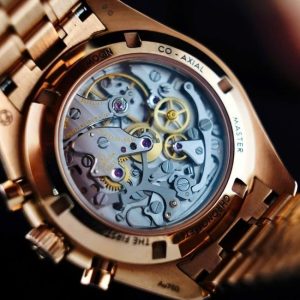 Omega Moonwatch - Mặt số đen - Vàng hồng 18k 3