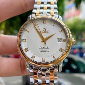 Omega Prestige Co-Axial 36.8mm Demi vàng 18k 3