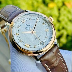 Omega lady Prestige 18k Bezel Diamond 32.7mm 4