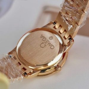 Omega lady Prestige Quartz xà cừ khảm trai 27.4mm 5