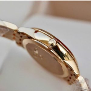 Omega lady Prestige Quartz xà cừ khảm trai 27.4mm 7