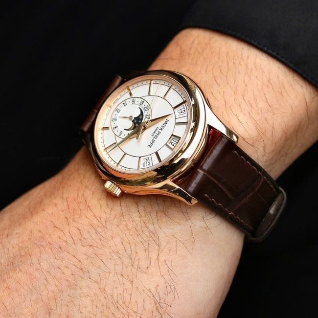 PP 5205R Trăng sao - White Dial 40mm 1 PP 5205R Trăng sao - White Dial 40mm 1
