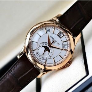 PP 5205R Trăng sao - White Dial 40mm 4