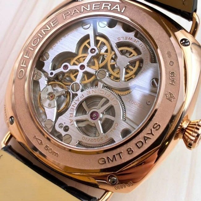 Panerai PAMO0395 Radiomir 8 Days GMT Oro Rosso 7 Panerai PAMO0395 Radiomir 8 Days GMT Oro Rosso 7