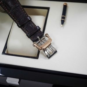 Patek Philippe Nautilus Moon Phases Rose & White Gold Slate Grey Dial 5712GR 7