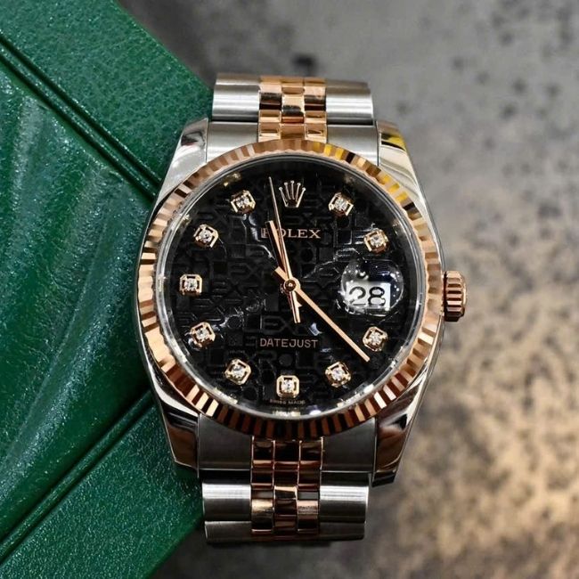 Rolex 116231 Vi tính đen Diamond 3 Rolex 116231 Vi tính đen Diamond 3