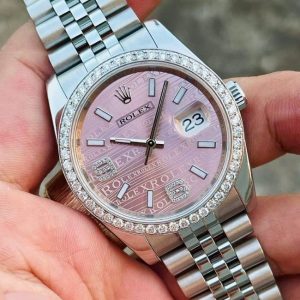 Rolex 116244 Pink Wave Jubilee Diamond 6