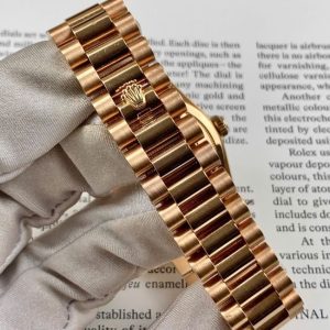 Rolex 118235 mặt thiên thạch cọc hạt 36mm vàng hồng 8