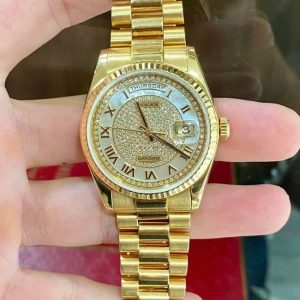 Rolex 118238 MOP xà cừ - Kim cương zin hãng 3