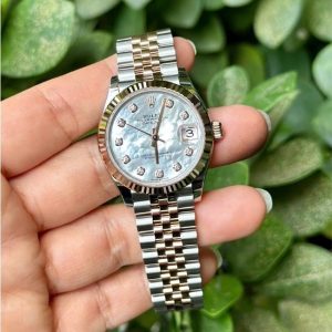Rolex 278271 31mm xà cừ khảm trai - Demi hồng 2