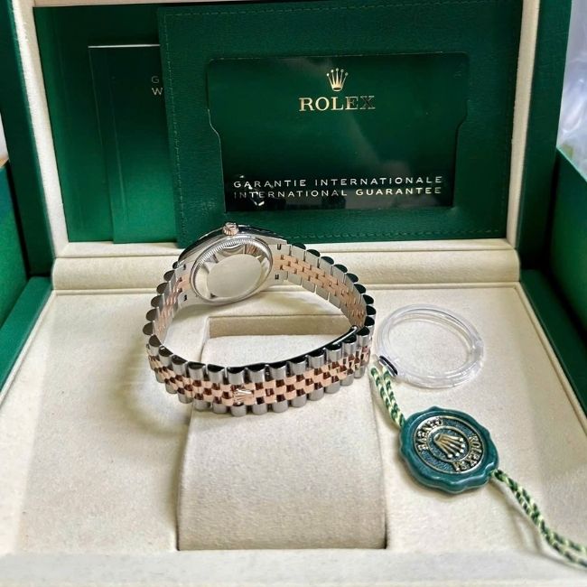 Rolex 278271 31mm xà cừ khảm trai - Demi hồng 3 Rolex 278271 31mm xà cừ khảm trai - Demi hồng 3