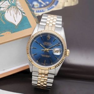 Rolex 5 số 16233 mặt xanh navi Jubilee 2