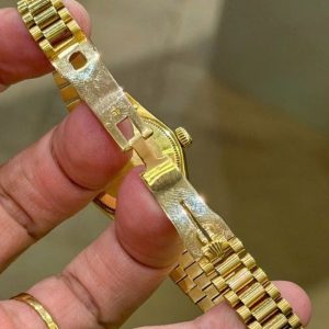 Rolex 6917 Lady-Datejust 26mm 18K Yellow Gold Champagne Index Dial 4