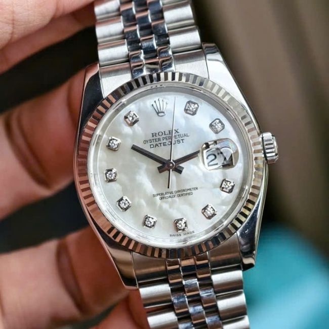 Rolex Datejust 116234 MOP khảm trai Diamond 2 Rolex Datejust 116234 MOP khảm trai Diamond 2
