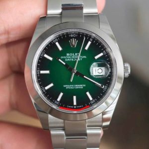 Rolex Datejust 126300 Ombre Green Index Oyster Bracelet 41mm 1