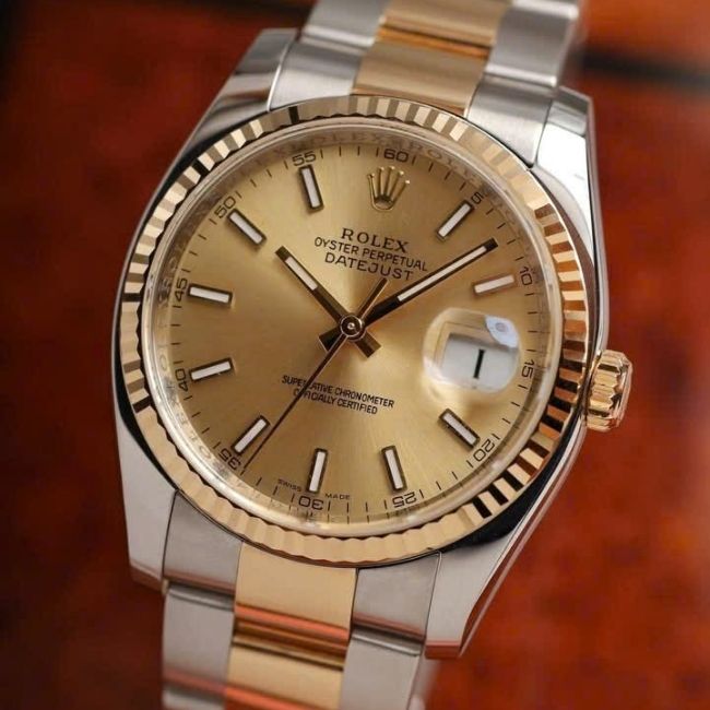 Rolex Datejust 6 Số 116233 Demi 18k Size 36 Máy 3135 3 Rolex Datejust 6 Số 116233 Demi 18k Size 36 Máy 3135 3