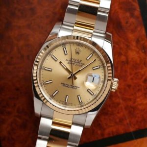 Rolex Datejust 6 Số 116233 Demi 18k Size 36 Máy 3135