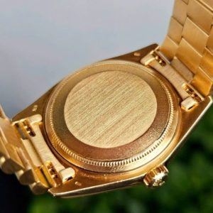 Rolex Daydate 18038 Champagne Diamond dây-vỏ vàng đúc 18k 7