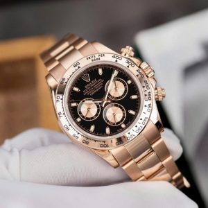 Rolex Daytona 116505 vàng hồng 18k 40mm dial đen 2