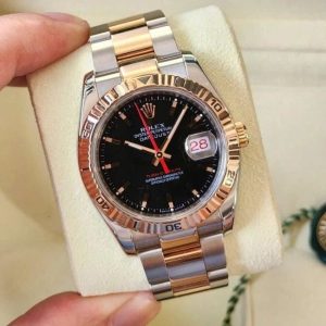 Rolex Turn-o-Graph 116261 Black Dial Demi 18k 4