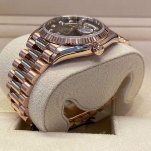 Rolex daydate 36mm 128235 Ombre Brown Rose gold 8