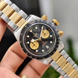 Tudor Black Bay Chrono 41mm Demi vàng 18k 2