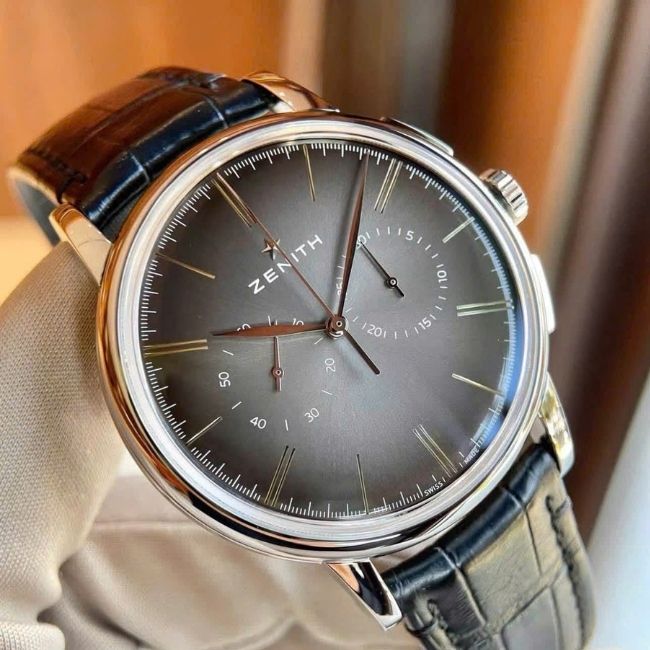 Zenith Elite Chronograph Classic Dial Grey 03.2270.4069_26.C493 1 Zenith Elite Chronograph Classic Dial Grey 03.2270.4069_26.C493 1