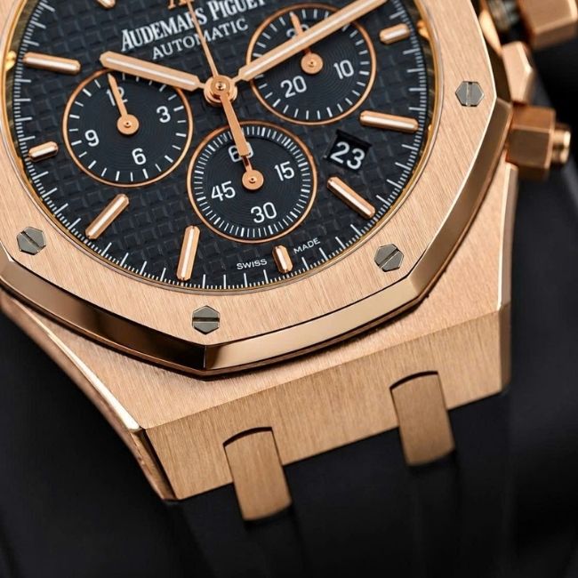 AP Royal Oak Chronograph 18k Rose Gold 41mm 6 AP Royal Oak Chronograph 18k Rose Gold 41mm 6