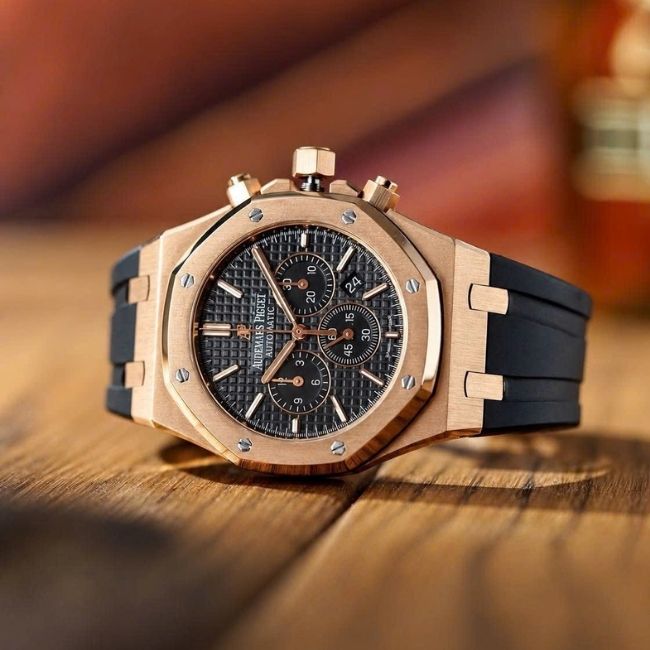 AP Royal Oak Chronograph 18k Rose Gold 41mm 8 AP Royal Oak Chronograph 18k Rose Gold 41mm 8