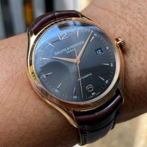 Baume & Mercier Clifton Grey 18k Gold 1