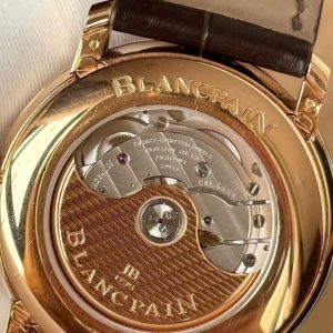 Blancpain Villeret 6654 Moonphase Complete Calendar 40mm Blue Dial 11