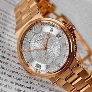 Breguet Marine 5517BR Rose Gold 18k Dial vân sóng biển 4