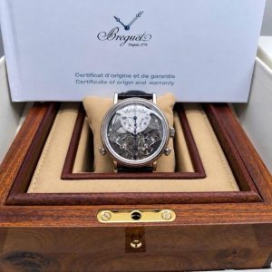 Breguet Tradition Chronograph 7077 Skeleton Vàng trắng 18k 44mm 1
