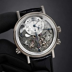 Breguet Tradition Chronograph 7077 Skeleton Vàng trắng 18k 44mm 2