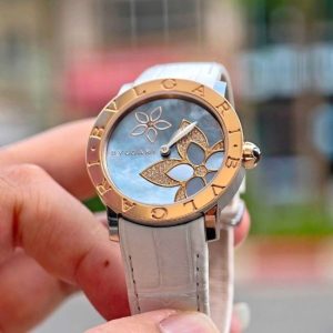 Bvlgari lady 33mm Bezel 18k MOP Diamond 6