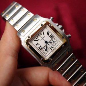 Cartier 2425 Santos Galbée Chronograph 1