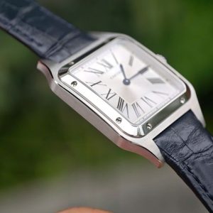 Cartier 4240 Santos Dumont Large Quartz 2