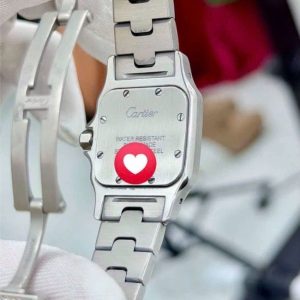 Cartier Santos Galbee độ full kim cương 1